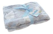 Mantinha ovelhinha bebê manta infantil azul - buba