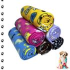 Mantinha pet para cachorro Gato Cobertor quentinho 0,70 x 1,00 Soft lavável Quentinha Diversas estampas