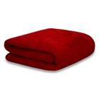 Mantinha Soft Fleece Premium 01 Peça - Vermelho Rubi - Casa Completa Enxovais