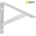 Mão francesa leve 29x16,5cm branco fertak tools