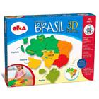 Mapa Do Brasil 3D Plástico Elka