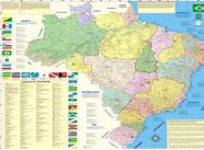 Mapa Brasil Politico Regional Rodoviário Escolar 120 X 90cm Gigante - SPM -  Mapas - Magazine Luiza