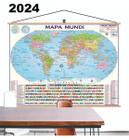 Mapa Mundi Laminado Banner Grande