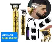 Maquina Barbeador Elétrico para Acabamento Desenhos Detalhes Pezinho de Cabelo Pelos USB Buda