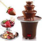 Máquina Cascata de Chocolate Fondue Fonte Elétrica 110V  Profissional