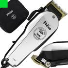 Máquina Cortar Cabelo Philco Skull Profissional Titânio 220v