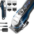 Máquina de Cabelo Barba Profissional Lâmina Titânio Motor Forte