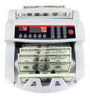 Máquina De Contar Dinheiro Cédulas Detector Uv Nota Falsa Real Dólar Euro Bivolt