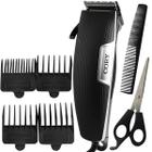 Maquina de Cortar Cabelo Coby Hair Clipper CY3364-2111 10 Watts 110V ~ 60HZ - Preto/Cinza