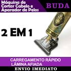 Máquina de Cortar Cabelo e Aparador de Pelos Buda 2 em 1 Uso doméstico e Profissional Barbearia