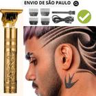 Máquina De Cortar Cabelo Para Barba Masculina Designer Aleatório Elétrico Profissional MQ