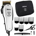 Máquina De Cortar Cabelo Philco Pcr05S 6 Pentes Prata 110V