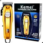 Máquina De Cortar Cabelo Profissional Com Display Kemei 1986 Voltagem 110v/220v (bivolt