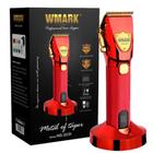 Máquina De Cortar Cabelo Wmark Base Carregador Ng2031 Red