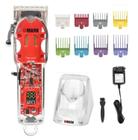 Maquina De Cortar Cabelo Wmark Ng407 Transparente Com Base