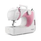 Maquina de costura futura jx-2040 10 pontos 220v branca/rosa