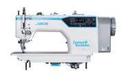 Maquina de costura reta transporte duplo eletronica jack h6 com kit de calcador de vivo e luminaria de touch