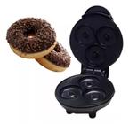 Máquina De Donuts Mini Faz 3 Rosquinhas Confeitaria Waffle - DS