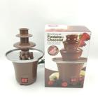 Máquina De Fonte De Chocolate Fondue Maker Aquecido Em 3 Camadas