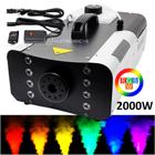 Maquina De Fumaça 2000W 8 Leds Rgbw Com Controle Festa 110V LKY11