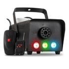 Maquina De Fumaça 600w 3 Leds Coloridos Rgb Festa Balada Dj Iluminação