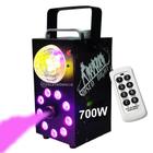 Máquina De Fumaça 9 LED Globo Bola Maluca Laser Jogo De Luz 700W Controle Bivolt 788491