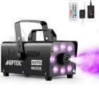 Máquina de fumaça AGPTEK 500W 2000CFM com 13 luzes LED