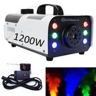 Maquina De Fumaça Profissional 1200w 6 LEDs Iluminação RGB Com Controle Remoto LKY91200110