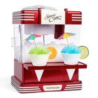 Máquina de gelo raspado Snow Cone Nostalgia Retro Red com copos