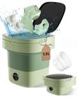 Máquina de lavar portátil HTWXZX Mini Washer 13L Green