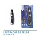 Maquina de tirar pelos do Nariz e Orelha a Pilha LUATEK LMF - 1105