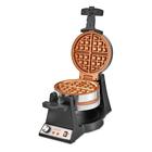 Máquina de waffles CRUX Máquina de waffles belga de rotação dupla