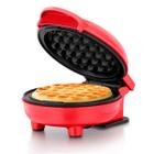 Máquina de waffles Holstein Housewares Personal Red Antiaderente