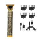 Máquina Dragão T-blade Acabamento Cabelo Barba Profissional Cor Dourado-escuro -Hair Trimmer