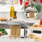 Máquina Fazer Macarrão Massas Manual Caseiro Cilindro Abrir 3 Tipos Espaguete Lasanha Completa Manivela Pastel Artesanal
