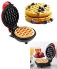 Máquina Fazer Waffle Grill Panqueca Elétrica Prática