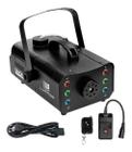 Máquina Fumaça 1200W Led Rgb 2 Controles Festa Balada Dj