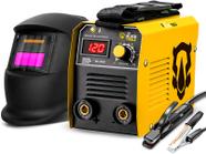 Máquina Inversora De Solda Portatil 120a 220V Com Mascara De Solda