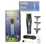 Maquina Profissional 100% Original kemei km-1435 Barbeador Recarregável Cabelo Barba Sem Fio