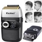 Maquina Shaver Kemei Km 2026 Profissional USB Compacto