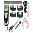 Maquina Tosa Corta Pelo Cachorro Gato Pet Kit Profissional - Desert Ecom