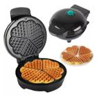 Máquina Waffle Elétrica Antiaderente 5 Formas Coração 700w