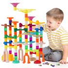 Marble Run MaxTronic 166 unidades com 30 bolinhas que brilham no escuro