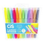 Marca Texto CIS Lumini Neon/Pastel BL Sortidos Com 12 - CIS