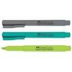 Marca Texto FABER CASTELL Grifpen Kit 3 Marcadores Nova Cor - Faber-Castell