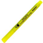 Marca texto Fluorescente Glitter 1 unid Amarelo Molin