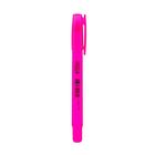 Marca texto fluorescente rosa em gel ca9002