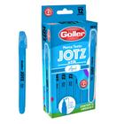 Marca Texto Jotz Stick Azul Caixa Com 12 Unidades Göller