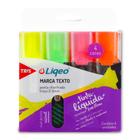 Marca Texto Liqeo Tris Tinta Líquida Flat Neon 4 Cores - 688855