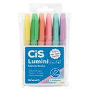 Marca Texto Lumini Pastel Estojo com 6 Unidades Cis